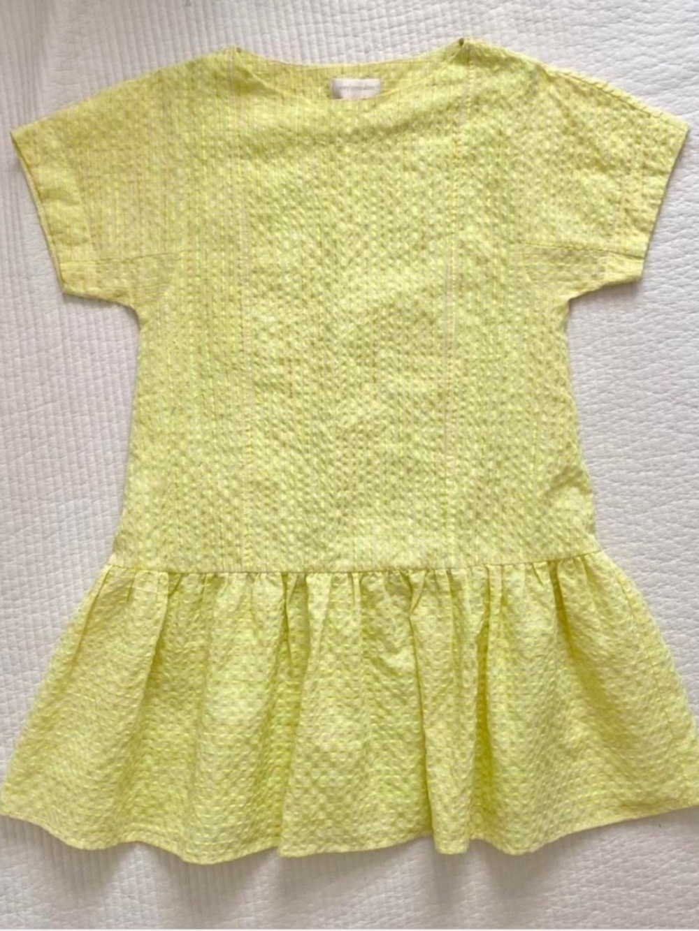 Yellow Anthropologie mini dress